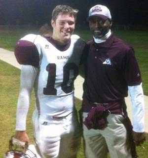 Trenton and Coach Albert Lewis